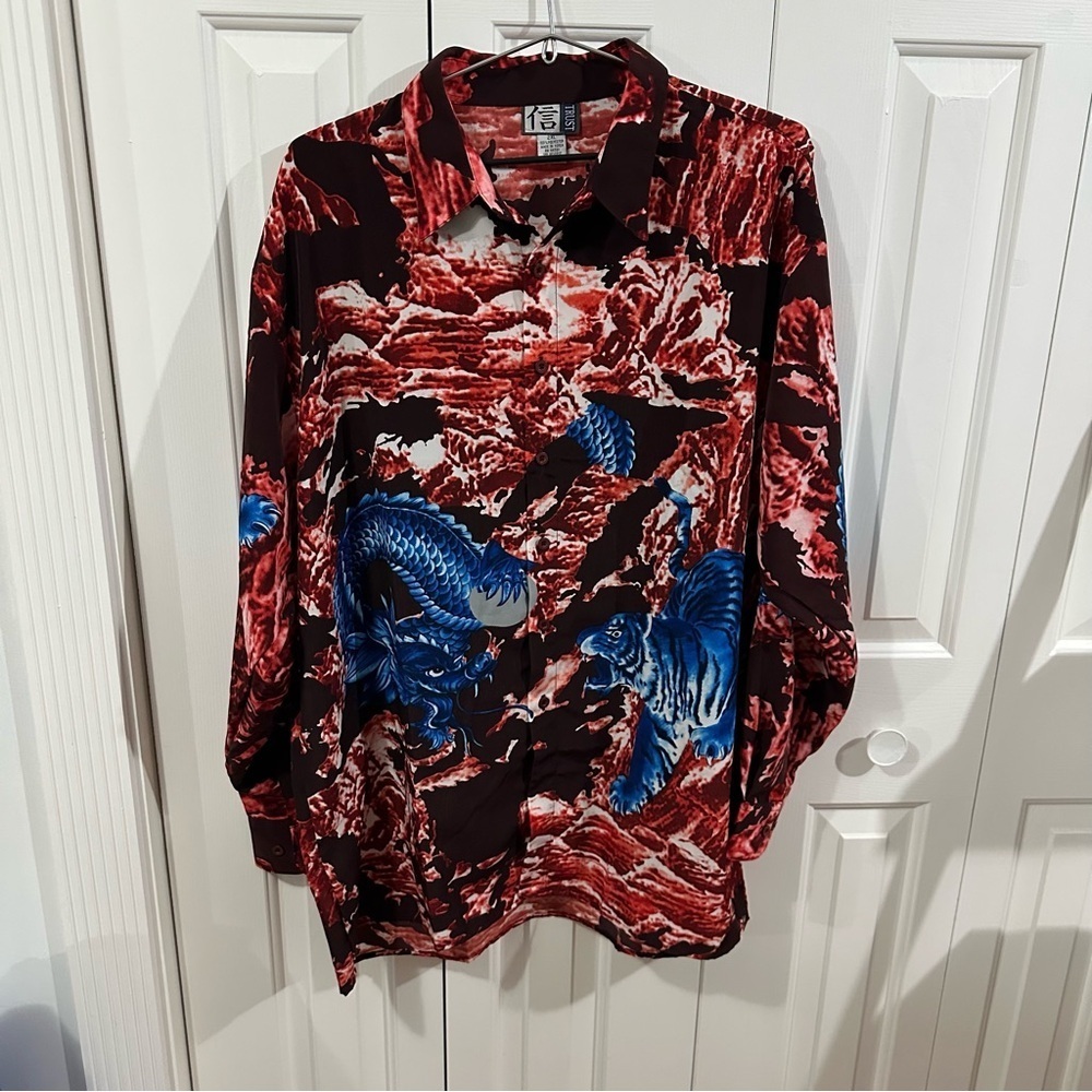 Trust Dragon Tiger Dress Shirt